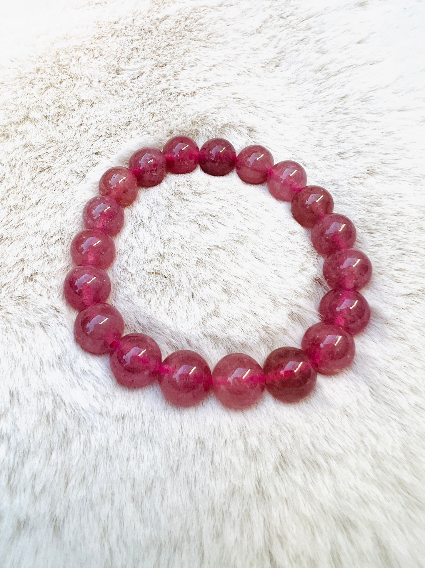 Strawberry Quartz Bracelet