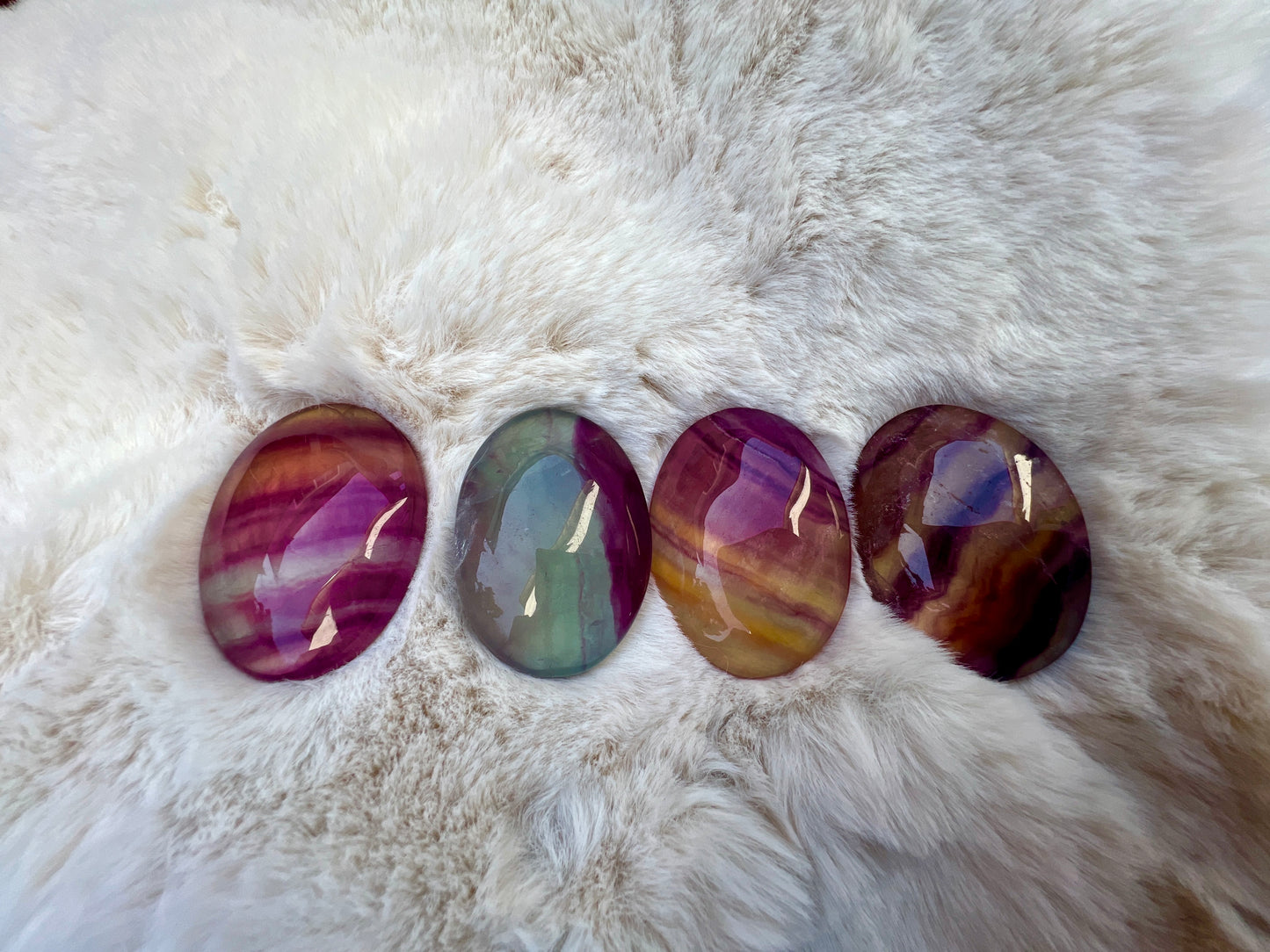 Fluorite Palm Stone