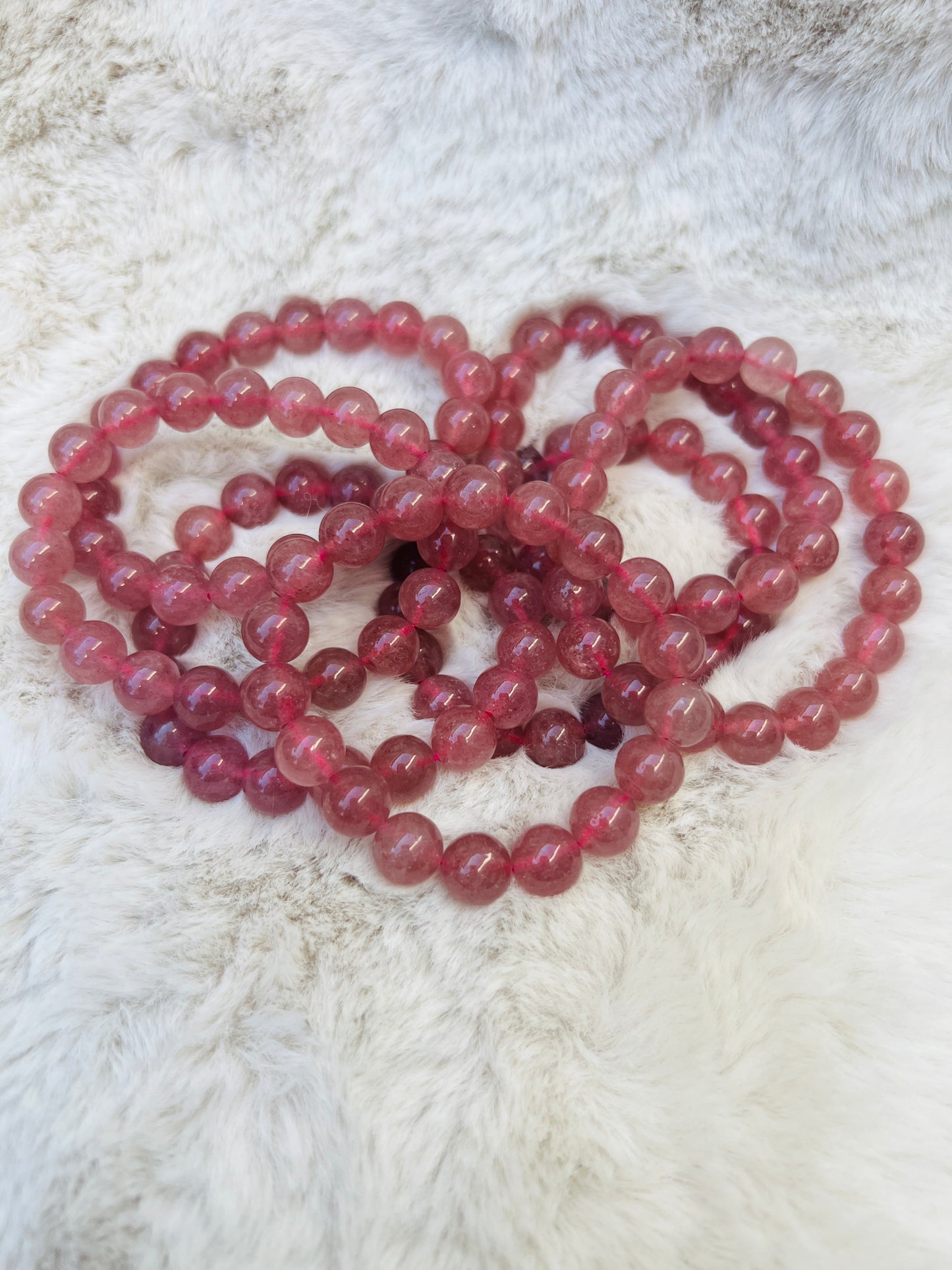 Strawberry Quartz Bracelet