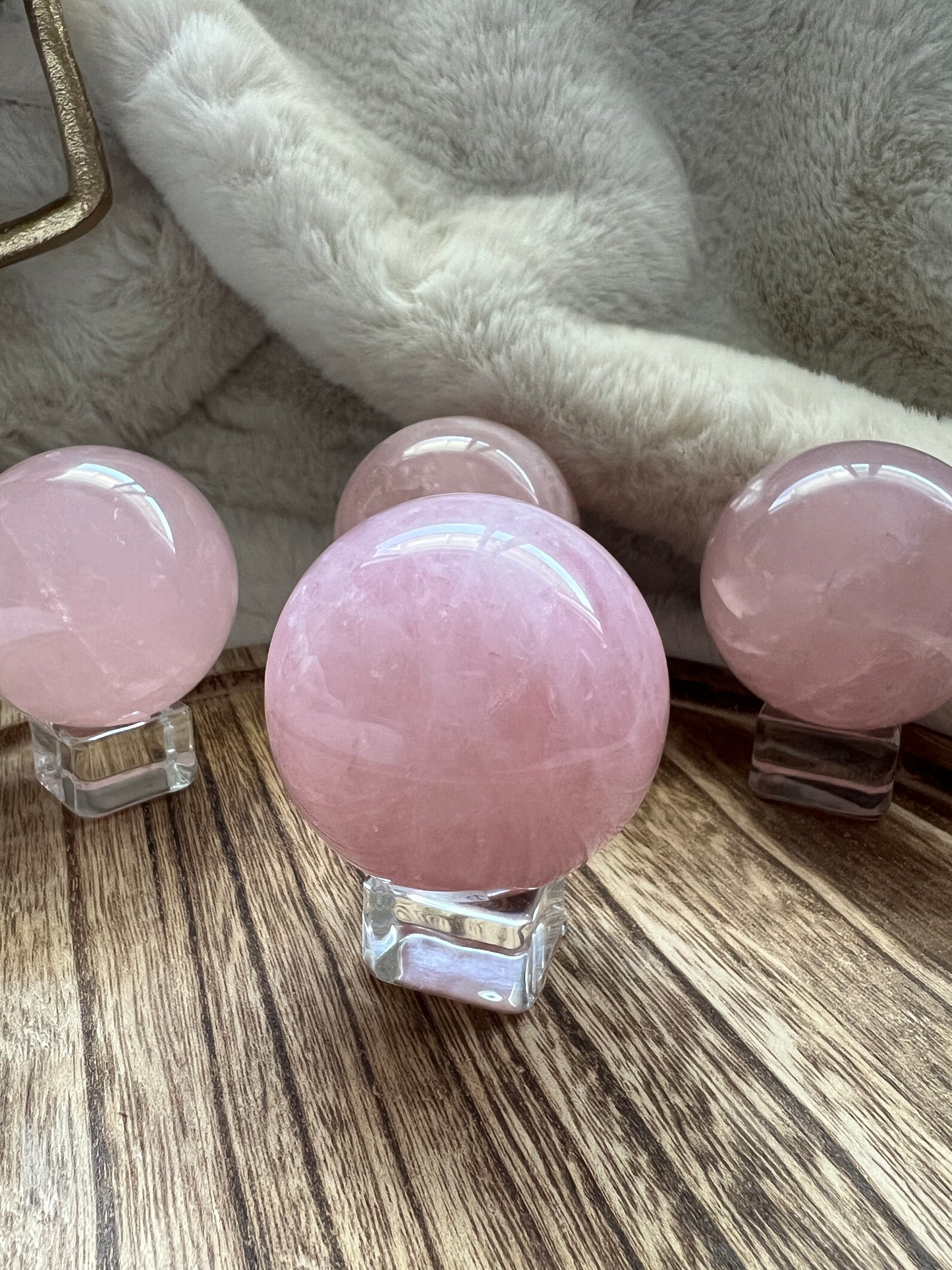 Rose Quartz Spheres